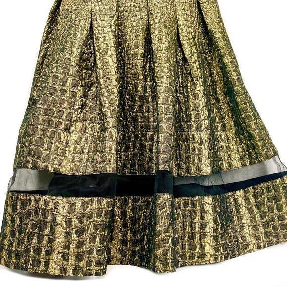 Beautiful Alberto Makali Metallic Dress US 8 - Picture 7 of 16